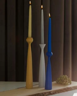 Blossom Candles 4-pack, Black