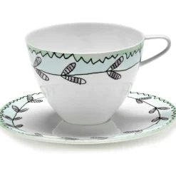 Blossom Milk Cappuccino Cup With Saucer