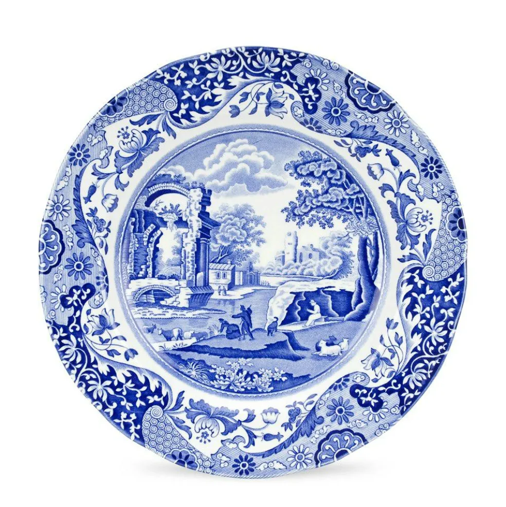 Blue Italian Plate, 27 cm