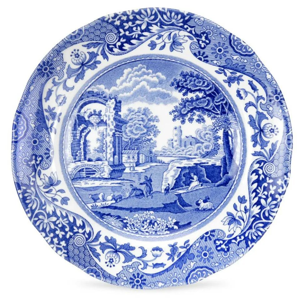 Blue Italian Plate, 15 cm
