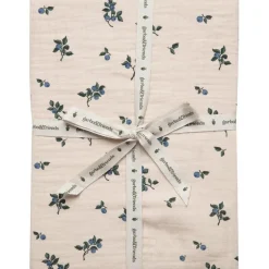 Blueberry Muslin Fitted Sheet, 90x200 cm