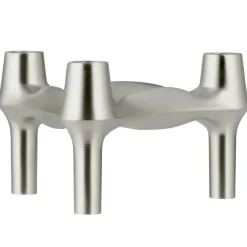 BMF Candle Holder, Brushed Chrome