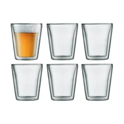 BODUM CANTEEN Double Wall Glass 20 cl, 6-pcs