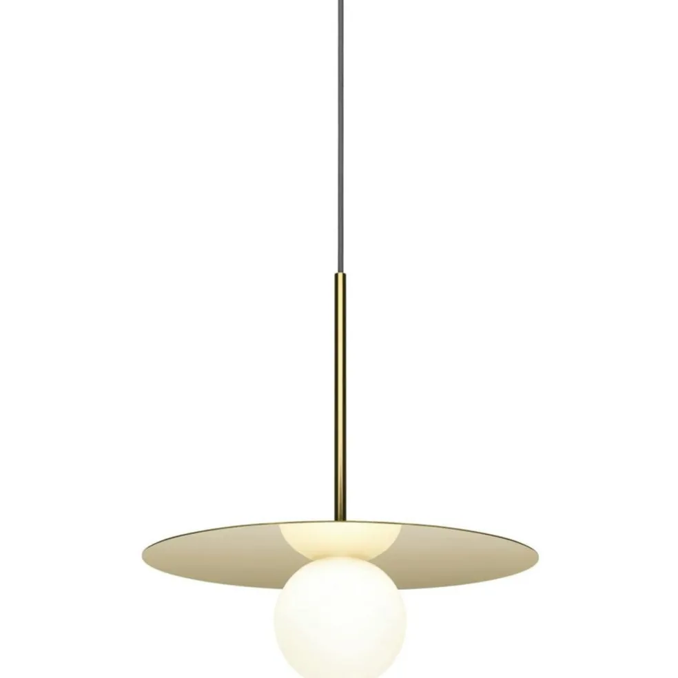 Bola Disc Pendant 81,3 cm, Gun Metal