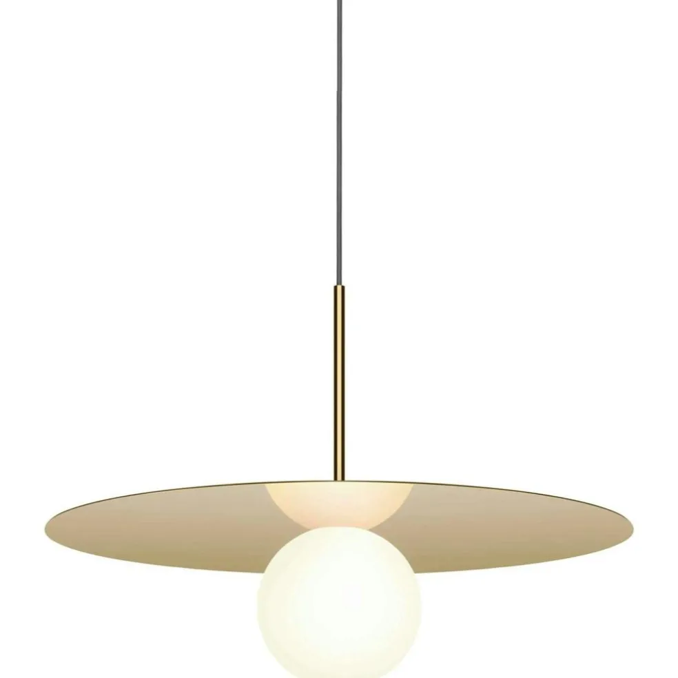 Bola Disc Pendant 81,3 cm, Gun Metal