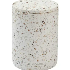 Bologna Jar With Lid 17 cm, Beige Red