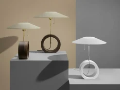 Bombus M Table Lamp, Smoked Oak