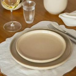 BON Plate 28 cm, Beige