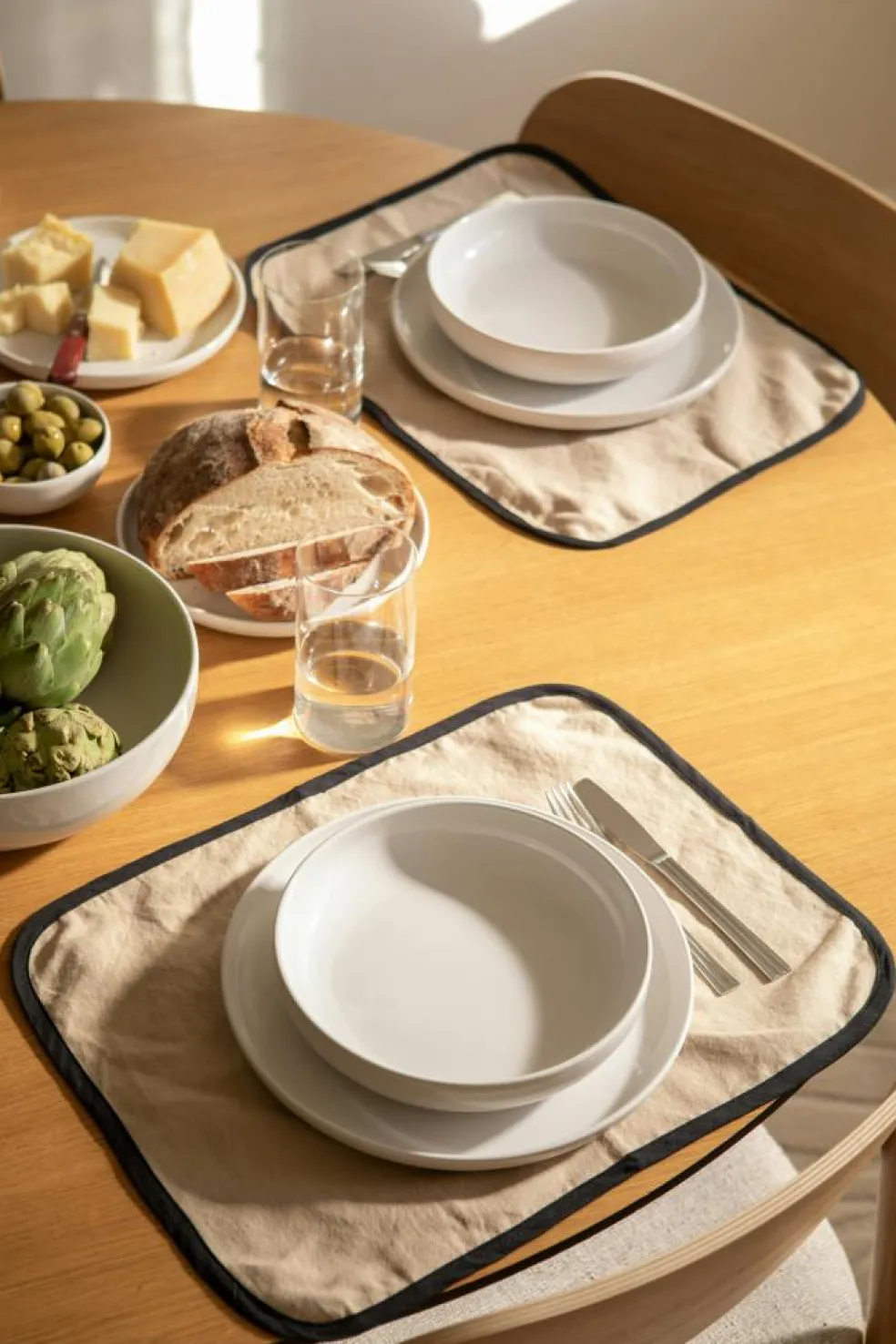 BON Plate 28 cm, Beige