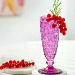 Boston Coloured Champagne Glass 12 cl, Berry