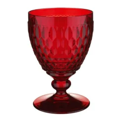 Boston Coloured Water Glass 35 cl, Red