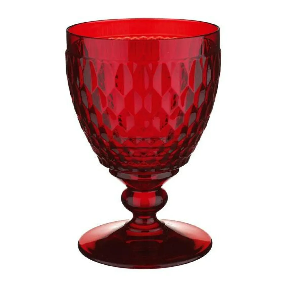 Boston Coloured Water Glass 35 cl, Red