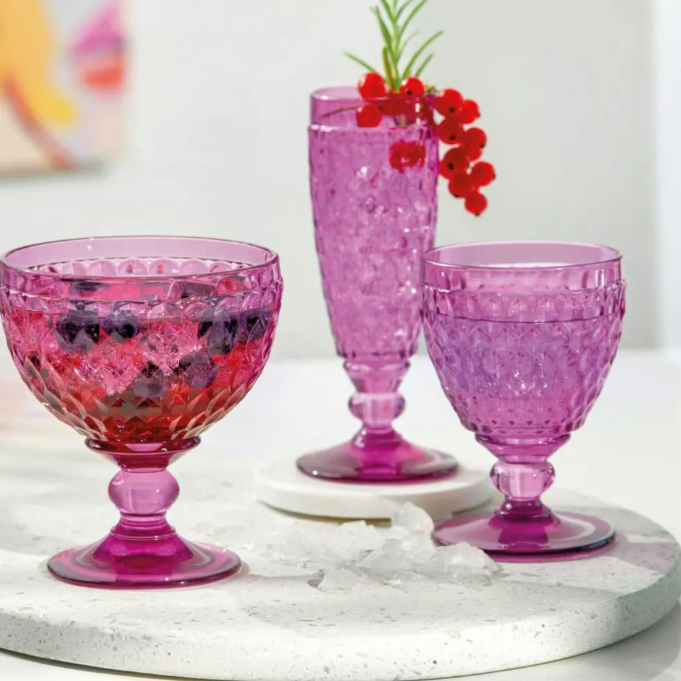 Boston Coloured White Wine Glass 12 cl, Berry