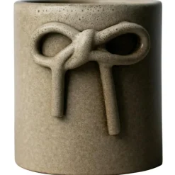 Bow Pot Ø10 cm, Beige