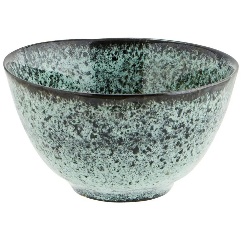 Bowl 25 cl, Green / White