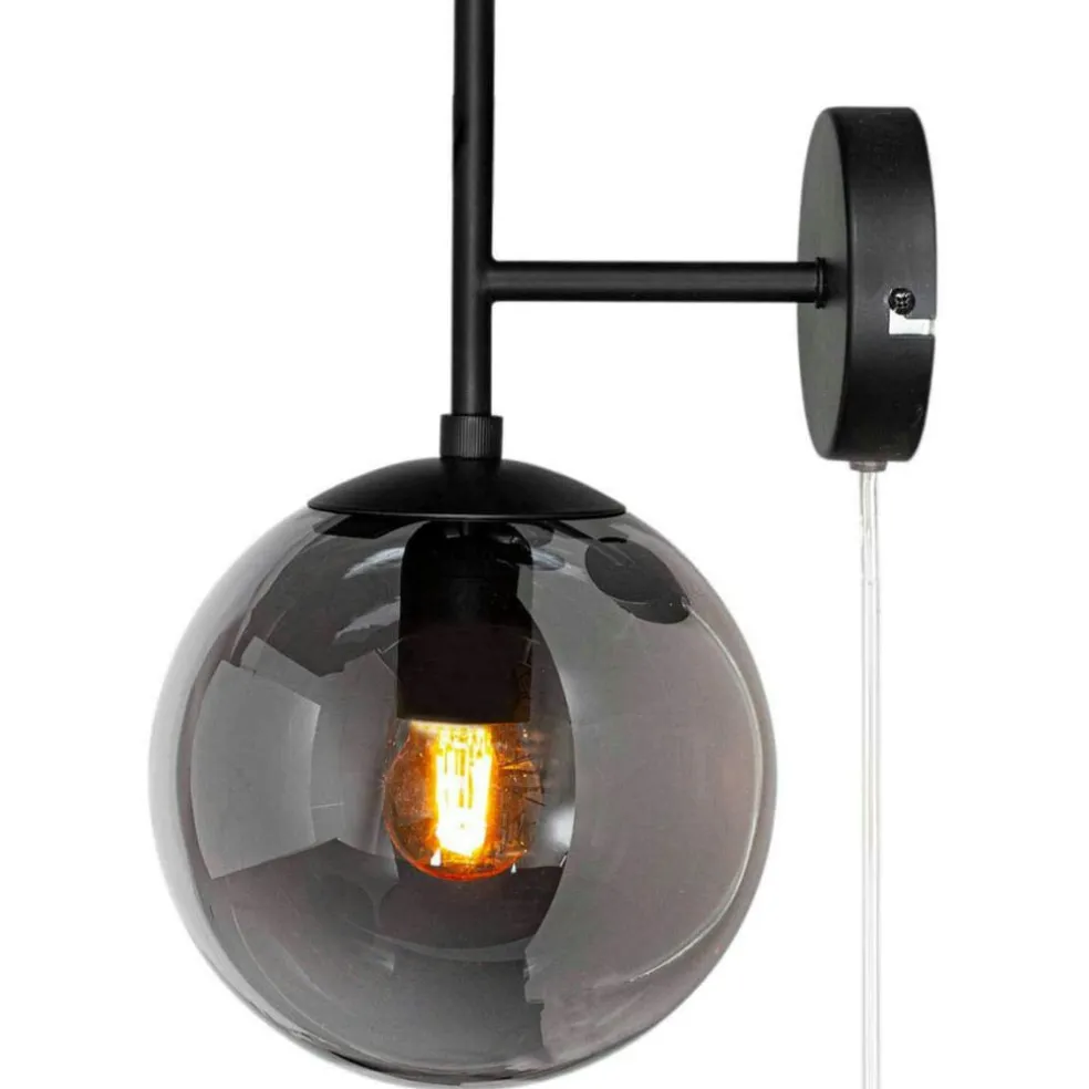 Boyle Wall Lamp, Smoked Grey