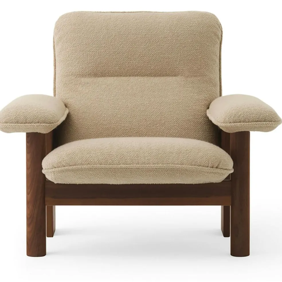 Brasilia Set Mörkbetsad Ek/Bouclé Beige