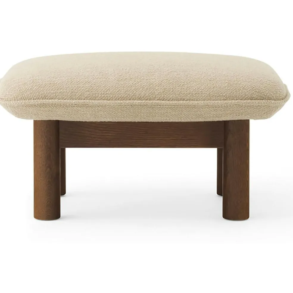 Brasilia Set Mörkbetsad Ek/Bouclé Beige