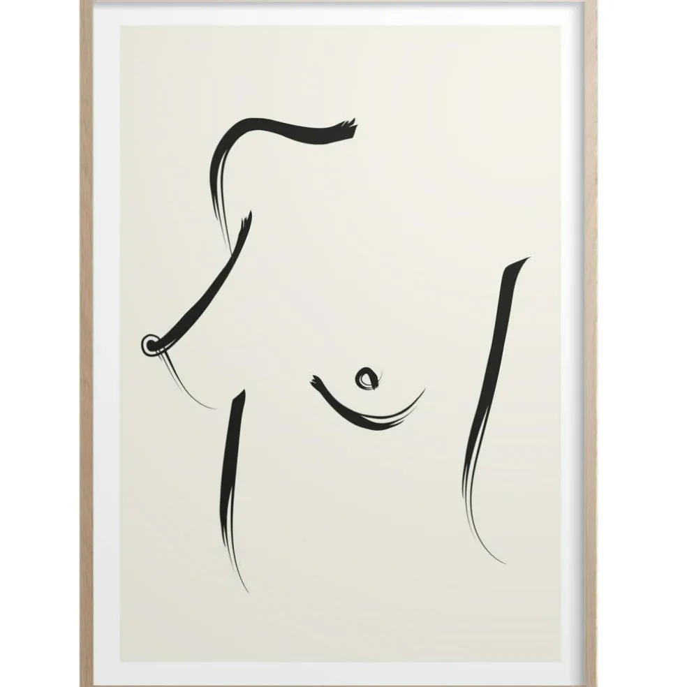 Breast No 2 Poster 30x40 cm