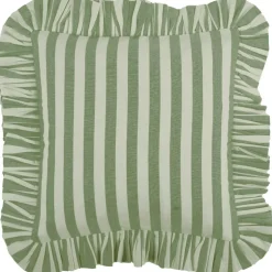 Breton Cushion Cover 40x40 cm, Green