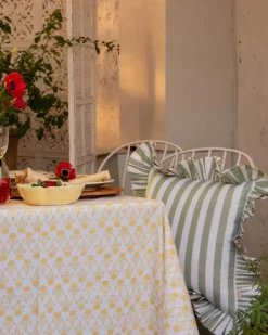 Breton Cushion Cover 40x40 cm, Green