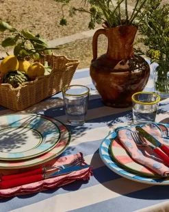 Breton Table Cloth 150x250 cm, Blue