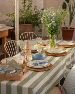 Breton Table Cloth 150x250 cm, Blue