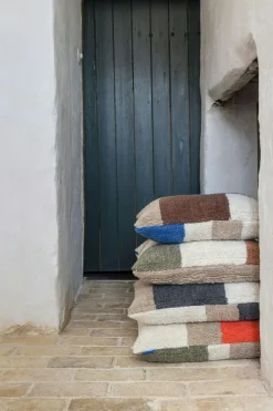 Brick Cushion Cover 50x50 cm, Olive Green