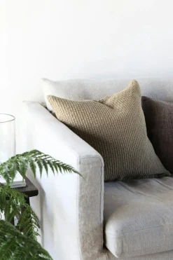 Brick Cushion Cover 50x50 cm, Olive