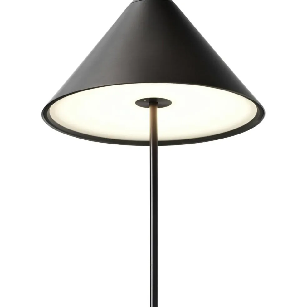 Brolly Table Lamp Portable, Linen
