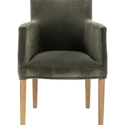 Brooklyn Chair Loose Cover Nat.Ek / Omega Graphit 51