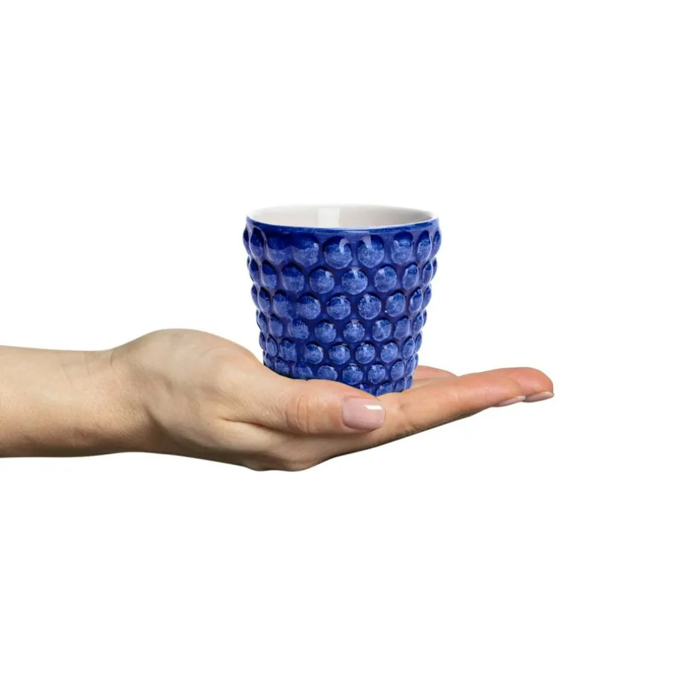 Bubbles Espresso Cup 10 cl, Blue