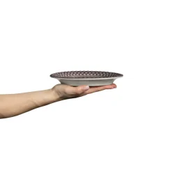 Bubbles Oval Plate 20 cm, Blue