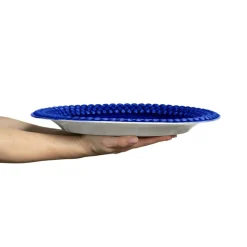 Bubbles Platter Oval 35 cm, Green