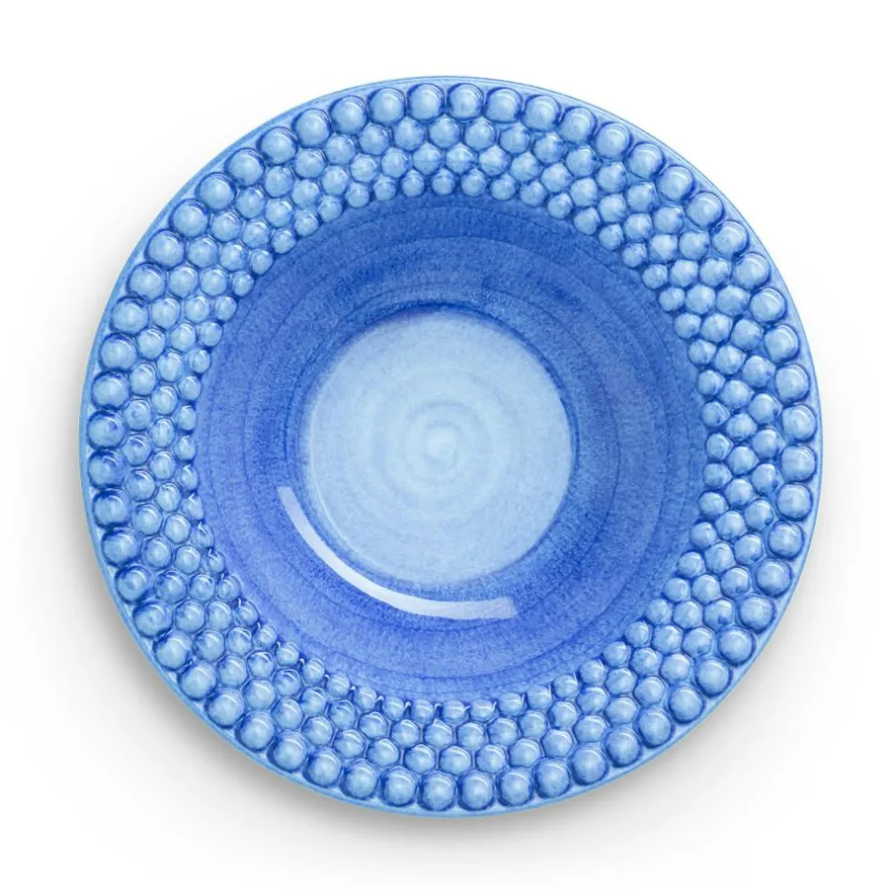 Bubbles Soup Plate 25 cm, Blue