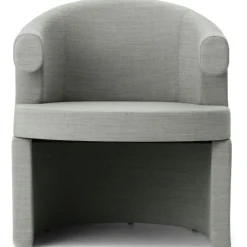 Burra Dining Chair, Ultra Leather Grey 41585