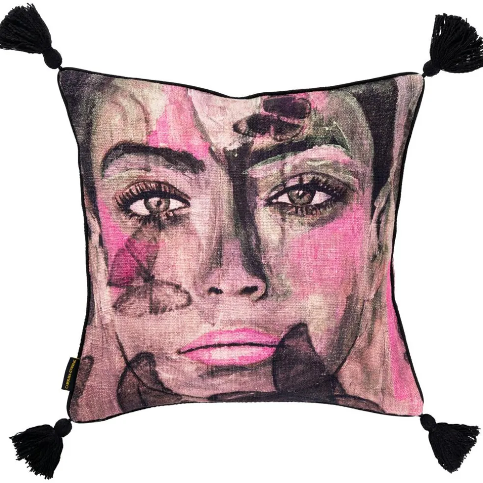 Butterfly Cushion Cover 50x50 cm, Pink
