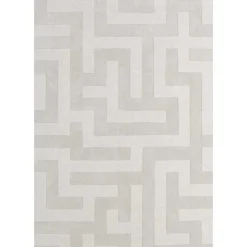Byzantine Grande Wool Rug 300x400 cm, Light Oatmeal