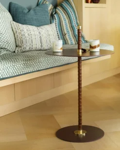 Cabaret Side Table, Burgundy