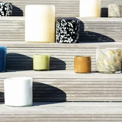 Calore Candle Holder / Vase L, Rusty Red