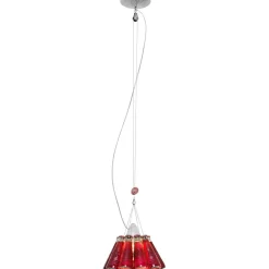 Campari Light Pendant Red 155 cm
