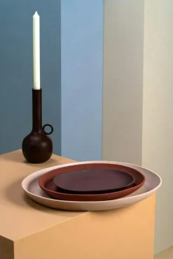 Candle Holder Spartan Brown M