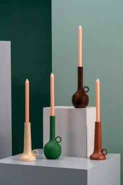 Candle Holder Spartan Brown M