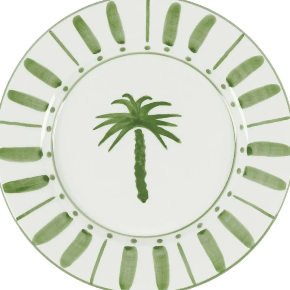 Cannes Side Plate 22 cm, Green