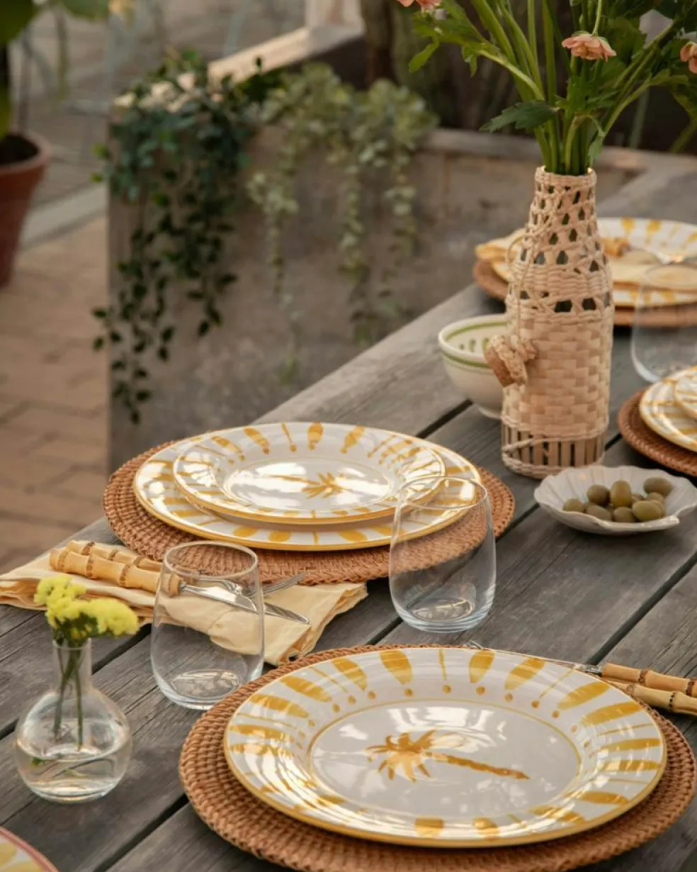 Cannes Side Plate 22 cm, Green