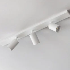 Canspot 57 Triple Bar Spotlight, White / Brass