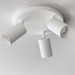 Canspot 57 Triple Round Spotlight, White