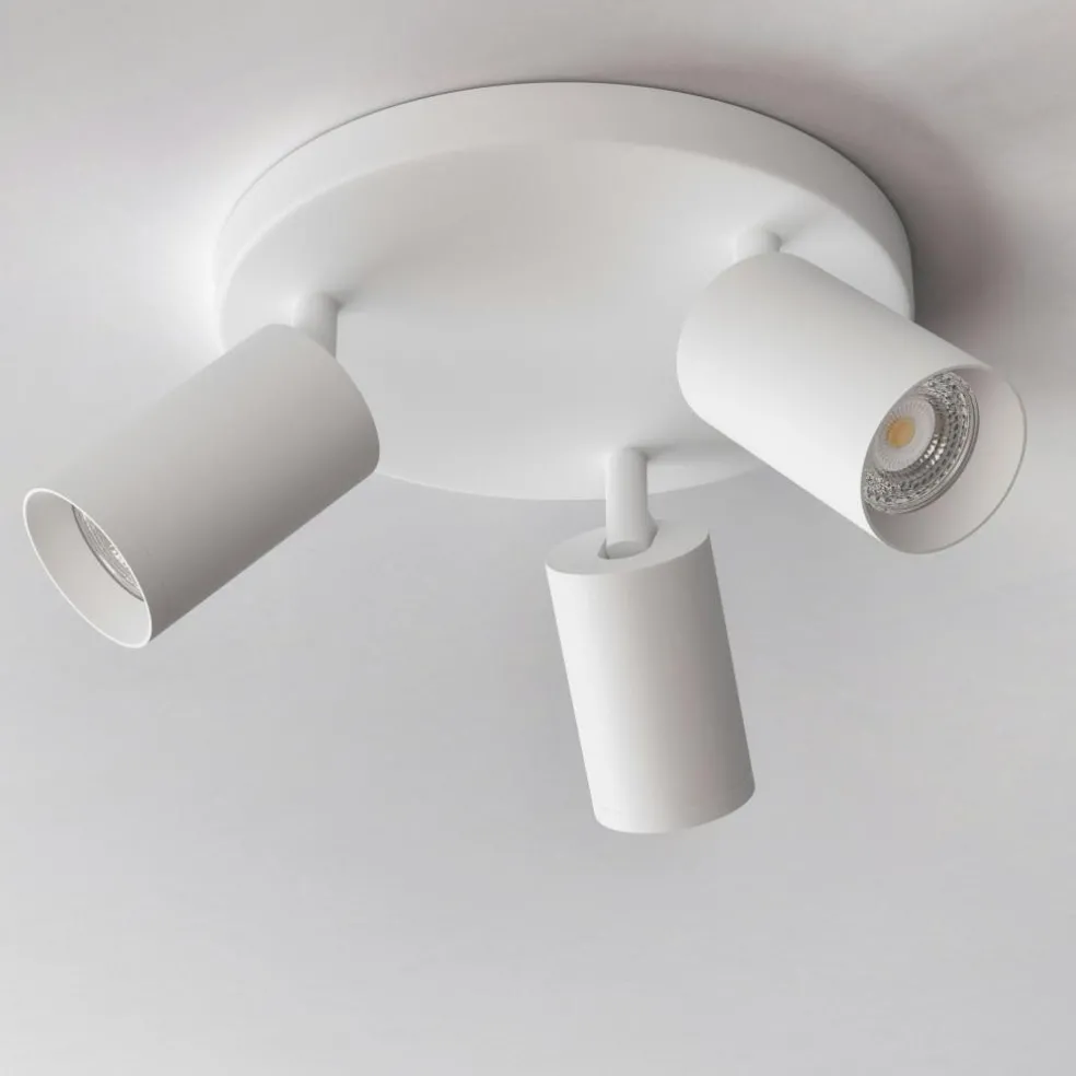 Canspot 57 Triple Round Spotlight, White