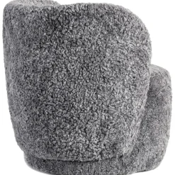 Cap Armchair Sheepskin, Grey