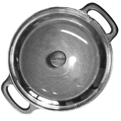 Cast Iron Pot With Glass Lid, 7 L